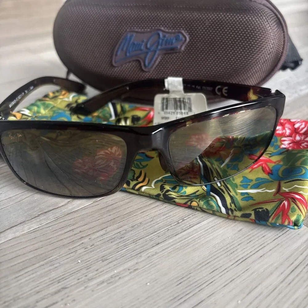 Maui Jim RX Able Polowai Unisex Sunglasses With Soft And Hard Case With Tags